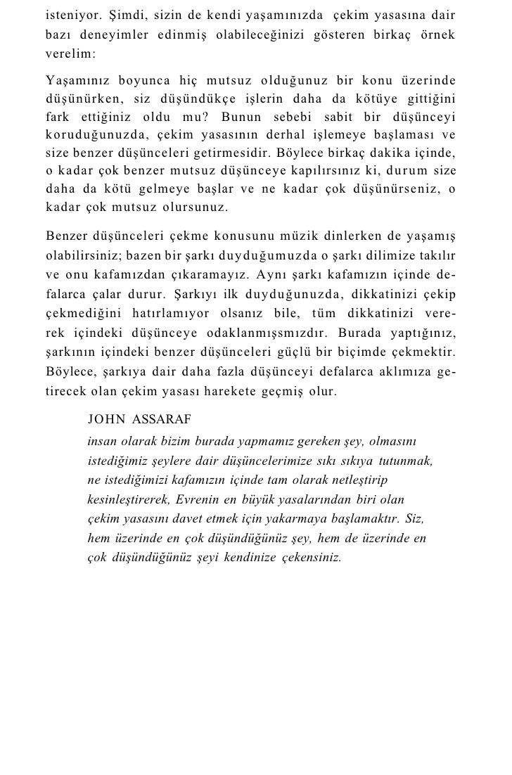 Çekim Yasası İle Parayı Hayatımıza Çekmenin Yolları Çekim Yasası İle Parayı Hayatımıza Çekmenin Yolları